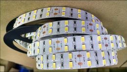 Free Shipping High Quality led strip 200m/lot free shipping 5m/roll 600leds white waterproof 5630 PCB board SMD5730 led strip light