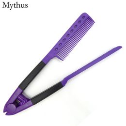 Popular Small Size Portable Travel Hair Comb 2 Colours Foldable Straightening Hair Comb DIY Styling Barber Hairdressing Comb