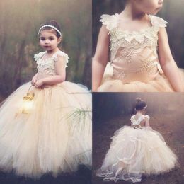 Flower Girl Dresses for Weddings Girls Pageant Dresses First Communion Dress Ball Gowns Hot Sale