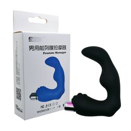 SIFRS Silicone L-Style Vibrating Male Electric Prostate Detachable Anal Toys Sex Products, Male Sex Toys Adult Body Massager 17402