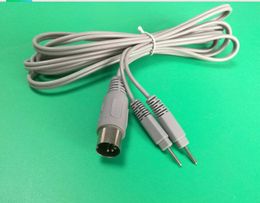 5pcs 5 Cores/P 2 meters Electrode lead Wires Cord Connecting cable for Tens EMS Electro Muscle Stimulation Slimming Beauty Machine with2pin