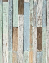 Digital Painted Wood Planks Photography Backdrops Vinyl Children Kids Studio Portrait Photo Booth Backgrounds for Baby Newborn