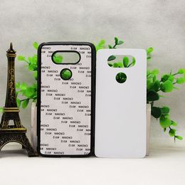 2D Fashion PC Plastic Hard DIY Sublimation Blank Cover Case for LG G3 G4 G5 Model with Aluminium Plate Case