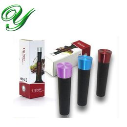 Wine vacuum stoppers portable pump sealer saver silicone bottles stopper preserver metal cork 9cm bar tools accessories supplies gift set