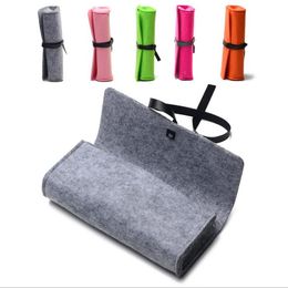 Top-grade Exquisite Felt Cloth Sunglasses Boxes High Quality Luxury Fabric Glasses Case Gray/Rose/Orange/Pink/Green F2017421