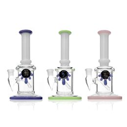 8 Inches new design small bongs mini rig recycler water pipes dab rigs for tabacco smoking daily use