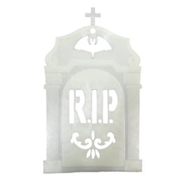 wholesale niosung halloween glow in dark tombstone door window decorations pumpkin accessories uk