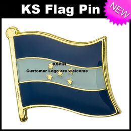Honduras Flag Badge Flag Pin 10pcs a lot Free shipping KS-0077