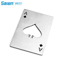 50pcs Bottle Opener. Stainless Steel Credit Card Size Casino for Your Wallet , Beer Bottles Openers Free DHL