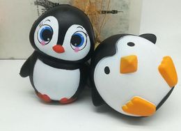 New Arrival Jumbo Squishy Penguin Kawaii Cute Animal Slow Rising Sweet Scented Vent Charms Bread Cake Kid Toy Doll Gift