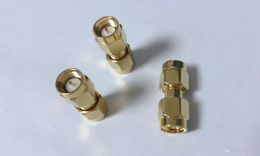 50 Pcs Gold SMA RF Double Male Coaxial Connector