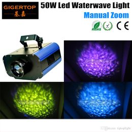high watt led UK - TIPTOP 50W Stage Lighting LED Water Wave Effect Stage Light For Party New Year Christmas 1*50 Watt High Brightness Led 90V-240V TP-E07