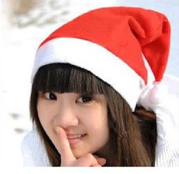 New models Christmas hat santa claus hat baby christmas child Christmas cap A pack of 10 A \ Free Delivery
