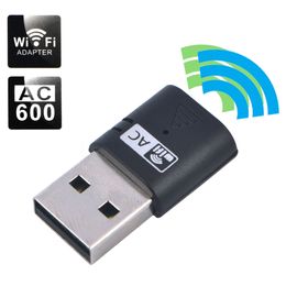 USB WiFi Dual Band Card Wireless 802.11a//b//g//n Adapter 2.4G 5GHz 600Mbps