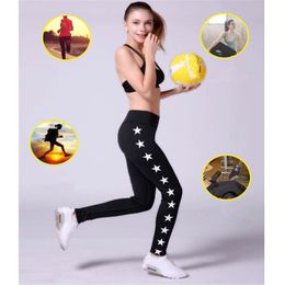 Chic star design Women sport pants clothes leggings Sexy Gym Exercise sport pants wearing Running Yoga Fitness Leggings ouc2055