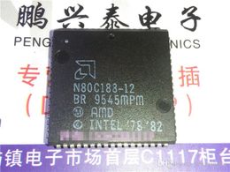 Amd / N80C188-12 / microprocessor square plcc68 plastic package seal cpu . 188 . Electronic Components , N80C188