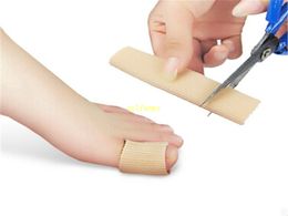 100pcs/lot Toe Separator Tube Bandage Toe Separators Finger Hallux Valgus Correction Pedicure Device Straightener Feet Care Tool