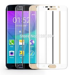 Wholesale 3D Full Curved Tempered Glass For Samsung Galaxy S6 S7 Edge Plus G935F Screen Protector 9H Film Protective 50pcs/lot