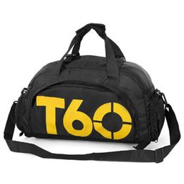 T60 Waterproof Multifunction Gym Yoga Hand Shoulder Bag Sport Training Shoe Bags Basketball Backpack Handbags Outdoor Travel Duffel Bag Tote