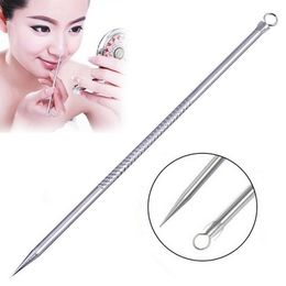 Face Stainless Steel Blackhead Acne Pimples Needle Remover Facial Comedo Pin Cleaner Skin Care Tool Extractor Aguja De Acero Inoxidable Para Espinillas Y Acne