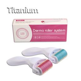 Factory Price Derma Roller For Hair Loss Treatment 1200 needles Derma Roller interchangeable head DRS derma roller System