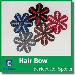 Baseball/softball/football Hair bow ! Made out of a real baseball/softball !!