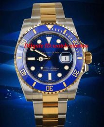 Luxury Wristwatch 116613 BLUE DIAL 18K TWO TONE S/S AUTOMATIC MENS WATCH Men's Watch Top Quality