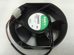 Free Shipping For Nidec A34438-59, TA600DC DC 24V 0.14AMP 3-wire 3-Pin connector 80mm 171X151X51mm Server Round Cooling fan