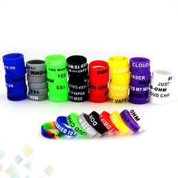 Newest Non-Skid MOD Silicone Ring Smoking Accessories Silicon Ring Silicone Rings DHL Free