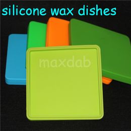 boxes silicone wax pad silicone Wax Container 3ml 5ml 7ml Silicon containers wax jars dab tool storage oil Jars Concentrate Case silicone oil rigs