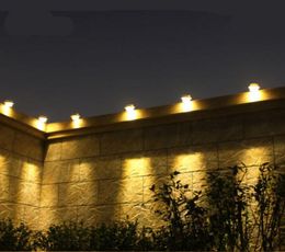 Solar lights outdoor led garden lights mini-balcony roof pillar wall lamp