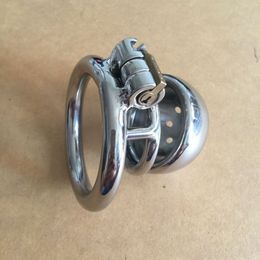 Latest Design Stainless steel Male Boundage chastity Shortest Cage Urethral Tube Gimp GAY BDSM Fetish S028