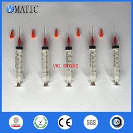 2016 factory price 5pcs 10cc/ml Syringe with 1" Blunt Tip Dispensing Needle 25G 5sets