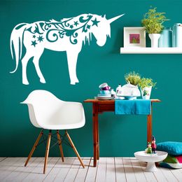 Mysterious Animal Unicorn Horse Home Decor Vinyl Wall Stickers Living Room Suitable For Bedroom Diy