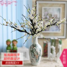 2pcs/lot Long 90cm Fake Flower Plum flower Artificial plants tree branch Silk flowers for home decoration