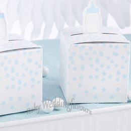 Free Shipping!12PCS Feeding Bottle Favour Boxes Baby Shower Baby Bottle Candy Boxes Party Supplies 1st Birthday Party Candy Box Decor Ideas