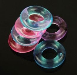 AA Designer Sex Toys Unisex 20Pcs Penis Cockrings Penis Ring Sex Toys Male Men Cock Penis Rings Delaying Ejaculation Donuts Flexible Glue Cockring