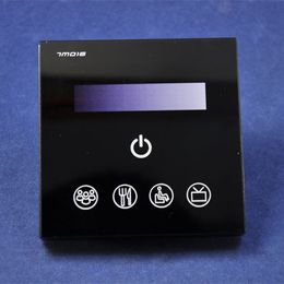 Free Shipping Touch Panel 0-10V Output Dimmer with Wireless Remote Control for Dimmable 0-10v LED lamp Use