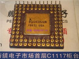 BC1203DJQM / Gold CPGA-84 collect . old CPU collection . IC