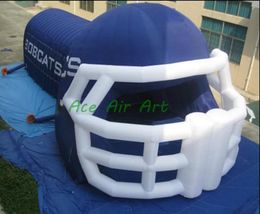 Customised Misting inflatable tunnel Tent for sport game spot Inflatable Rugby Helmet Tunnel / Football Tunnel Tent Outdoor