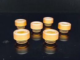 510 Drip Tips PEI Material Wide Bore Drip Tip Mouthpiece Cover For 510 Thread Tank RTA RBA RDA Atomizer