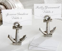 10pcs Anchor Name Number Menu Table Place Card Holder Clip Wedding Baby Shower Party Reception Favor