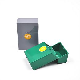 도매 플라스틱 케이스 전체 팩 20 조각 80-90mm 담배에 대 한 다채로운 시가 담배 상자 홀더 담배 보관 케이스 양복