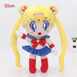 Large Size 30cm Adorabile Sailor Moon Tsukino Usagi Peluche Bambole di pezza Miglior Regalo Brithday All'ingrosso