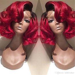 Black Red Ombre Short Hair Online Shopping Black Red Ombre Short