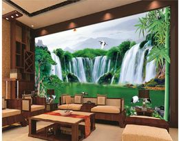 Fashion landscape landscape landscape decoration painting mountain wallpaper for walls 3 d for living room