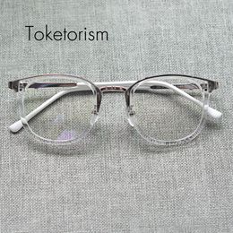 2018 New Brand Wholesale- Toketorism Clear lens glasses fashion feminino eyeglasses frames men 4792