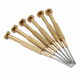6pcs/Lot Precision Jewellers Watch Screwdrivers Set Kit Phillips & Flat Repair Tools The Best Quality For Watchmaker