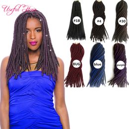 120gram faux locs crochet braids 14,18inch synthetic hair braiding straight soft dreadlocks syntheitc hair extension kanekalon dreadlocks