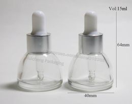 NEW 20pcs/LOT 15ml empty glass essential oil dropper bottle,1/2oz glass dropper bottle,Glass Container
